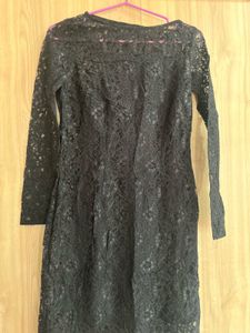 Elegant Black Lace Dress