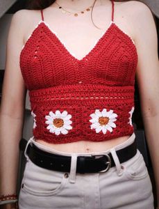 Crochet Daisy Crop Top