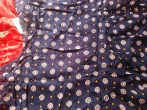 Elegant Navy Blue Printed Kurta