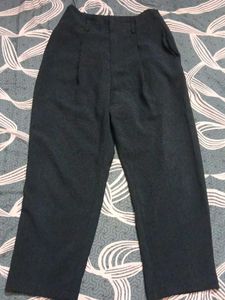High-Waisted Pleated Trousers