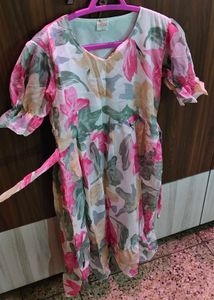 Floral Print Midi Dress