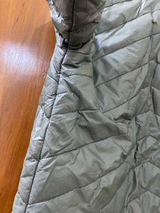 Stylish Olive Green Padded Jacket