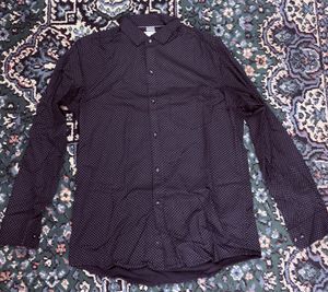 Men's Dotted Long Sleeve Shirt