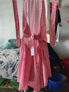 Red Gingham Mini Dress
