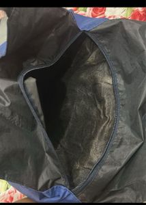 Blue &amp; Black Duffel Bag