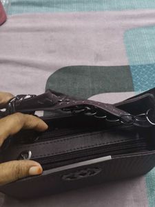 new violet colour sling bag