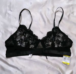 new Black Lace Bra