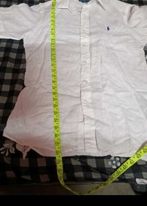 Men's White Short Sleeve Polo Shirt