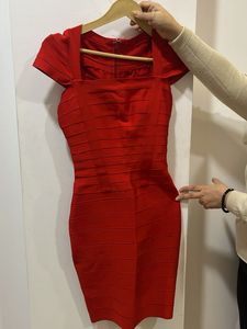 Red Bodycon Mini Dress