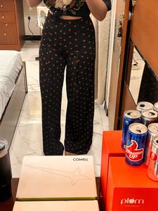 Polka Dot Wide Leg Pants