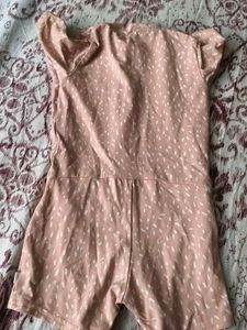 Cute Pink Swimsuit with Star Detail