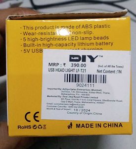 DIY USB Head Light