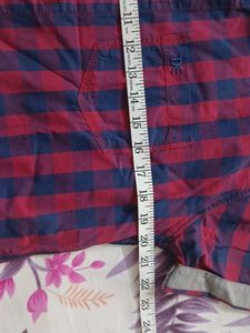 Men's Red &amp; Blue Checkered Shirt