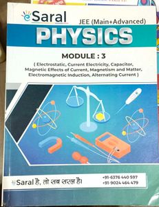 Esaral Jee Module Physics, Chemistry, Maths