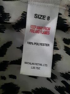 Preppy Animal Print A-line Mini Dress