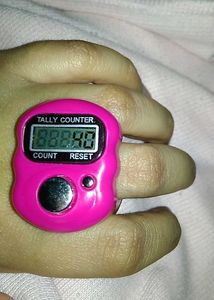 Pink Tally Counter Ring