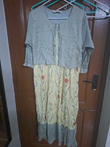 Floral printed Kurta plus size