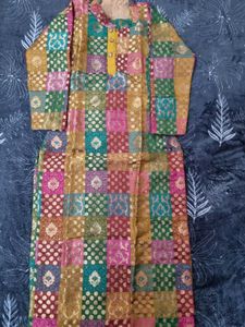 Beautiful New Banarasi silk suit