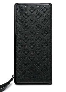 Stylish Black Embossed Wallet
