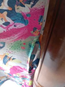 Vibrant Abstract Print Sleeveless Dress