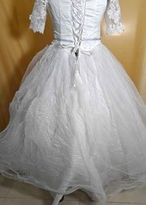 Elegant White Bridal Lehenga