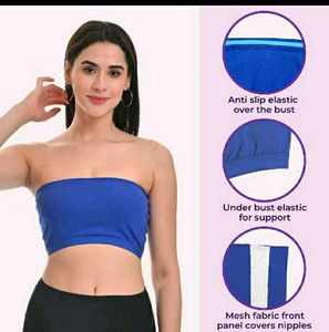 🆕 Brand New Blue Bandeau Bra