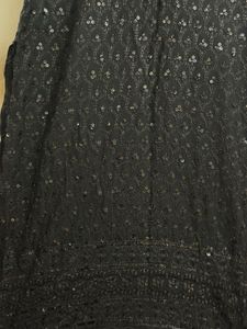 Elegant Black Sequined Kurta