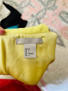 H&amp;M Yellow Top