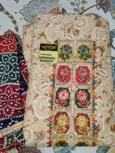 Beautiful Bandhani Kurta Set with Dupatta