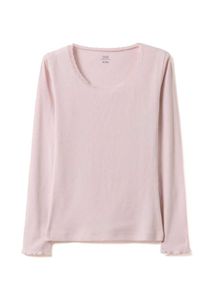 Soft Pink Long Sleeve Top