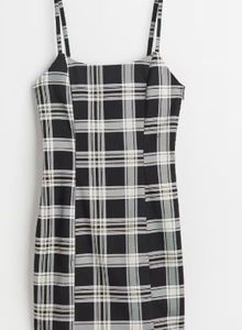 H&amp;m Plaid Mini Dress