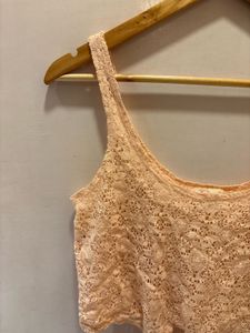 cute Lace imported Crop Top