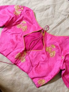 Pink Embroidered Blouse for girls