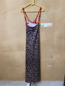 Leopard Print Maxi Dress