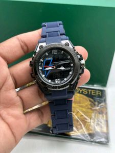 G-Shock Blue Analog-Digital Watch