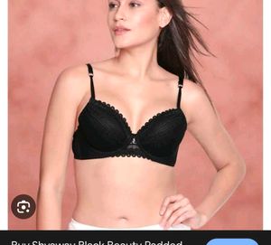 Black Lace Padded Bra with beautiful brief 👍😍