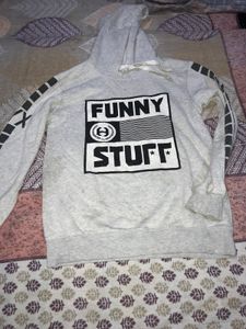 Grey "Funny Stuff" Hoodie and Pants Set