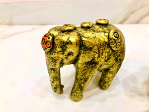 (Combo Set Of 4)Elephants family decor Showpiece