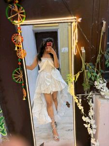 beautiful Mini Dress with tail or without tai