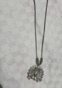 Silver Chain Necklace long