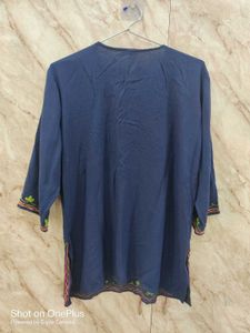 Hand Embroidered Blue Kurta...✨✨💙