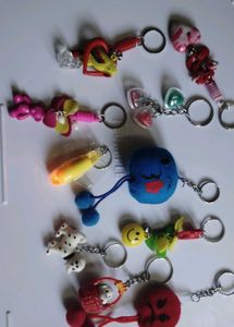 Cute Keychain Collection 10 pcs set