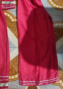 for tall girl Pink Anarkali Suit Set with dupatta