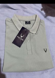 Allen Solly Men's Brown Polo T-Shirt