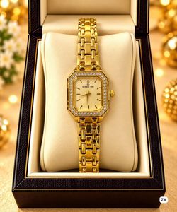 Elegant Rose Gold Tone Watch