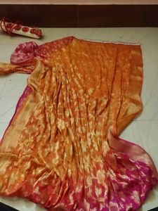 Beautiful Orange & Pink dupatta