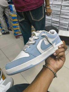 Sky Blue &amp; White Sneakers