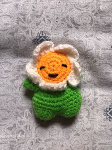 Crocheted Flower Plushie