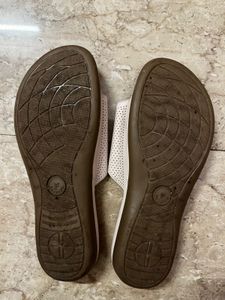 Stylish Perforated Buckle Slip-On Sandals