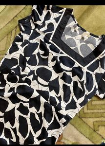 Elegent Satin Fabric Dress